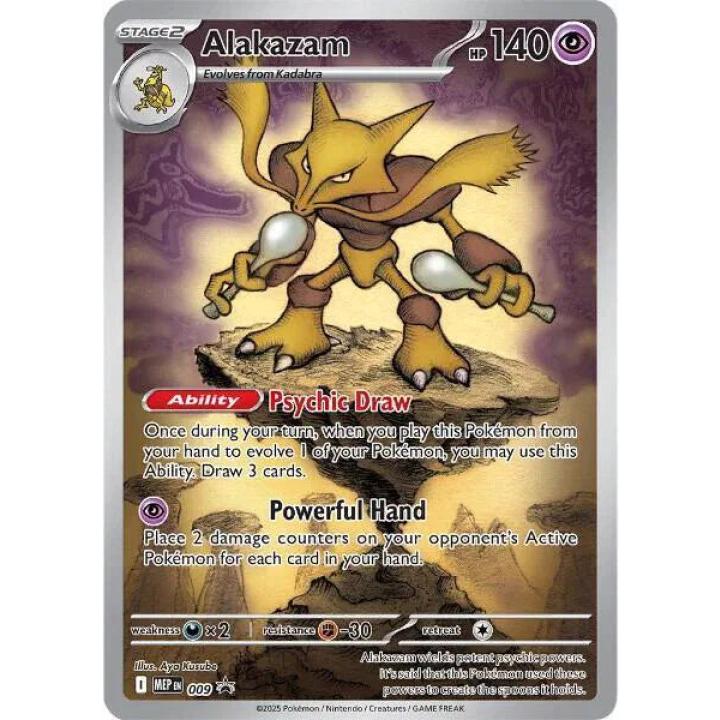 Alakazam 009 - Mega Evolution Promos - Holofoil