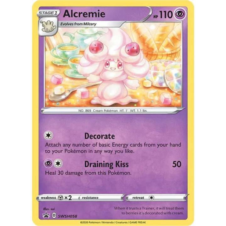 Alcremie SWSH058 - Sword & Shield Promo - Holofoil