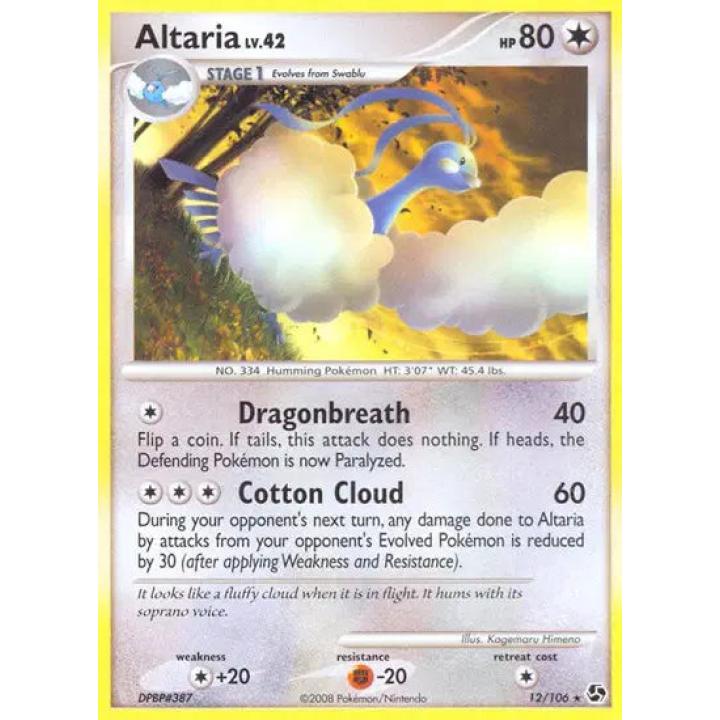 Altaria Lv.42 12/106 - Great Encounters - Normal