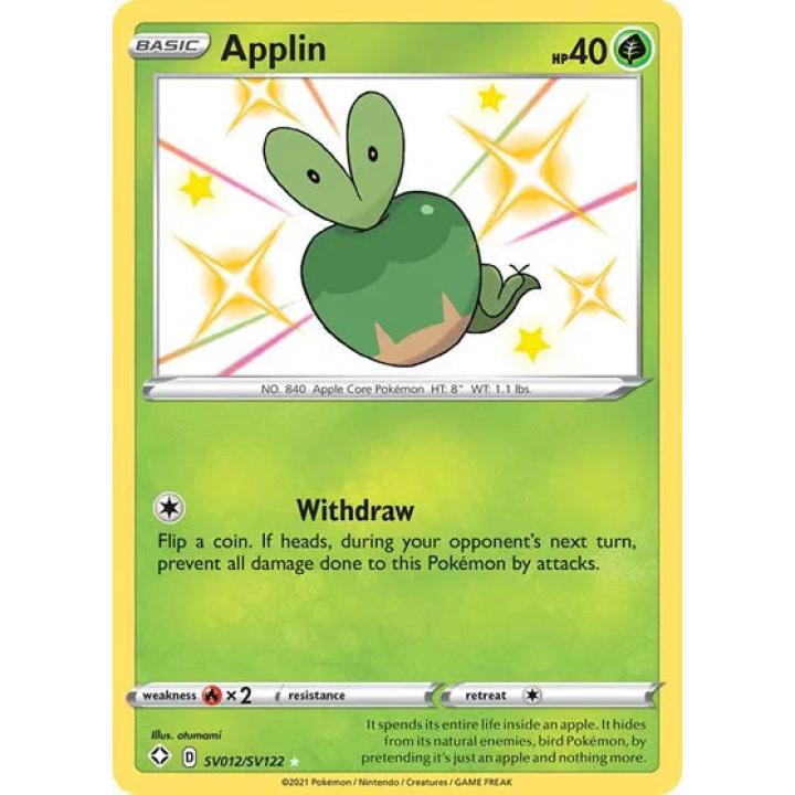 Applin SV12/SV122 - Shining Fates: Shiny Vault - Holofoil
