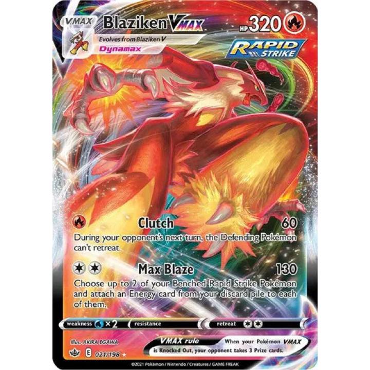 Blaziken VMAX 021/198 - Chilling Reign - Holofoil