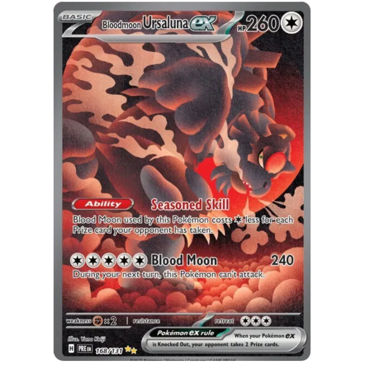 Bloodmoon Ursaluna ex 168/131 - Prismatic Evolutions - Holofoil