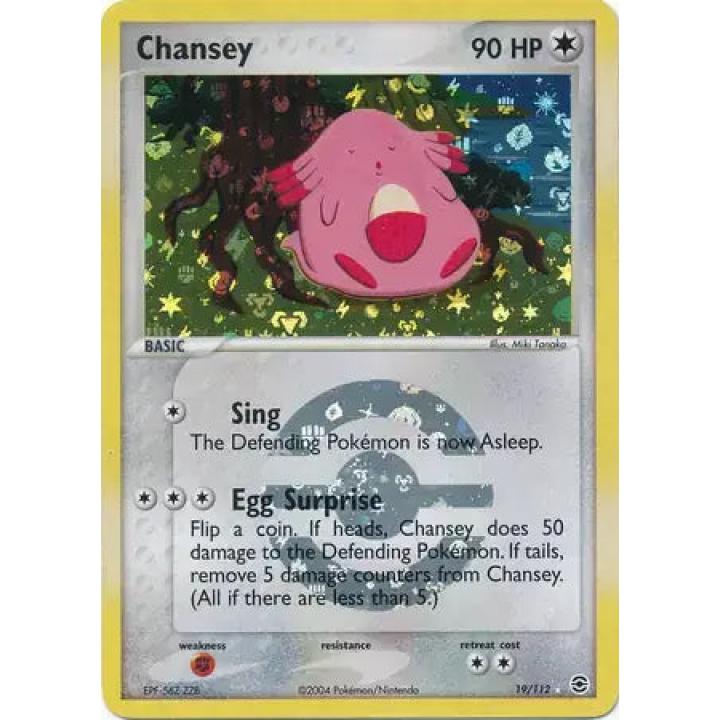 Chansey 19/112 - EX FireRed & LeafGreen - Reverse Holofoil