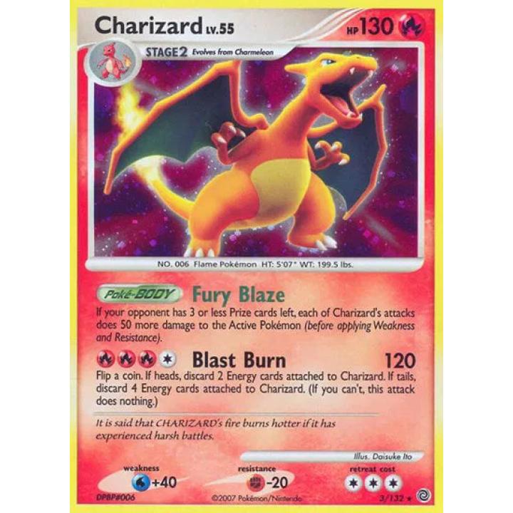 Charizard 3/132 - Secret Wonders - Holofoil