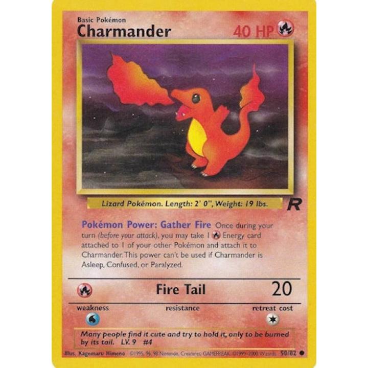 Charmander 50/82 - Team Rocket (Unlimited) - Normal