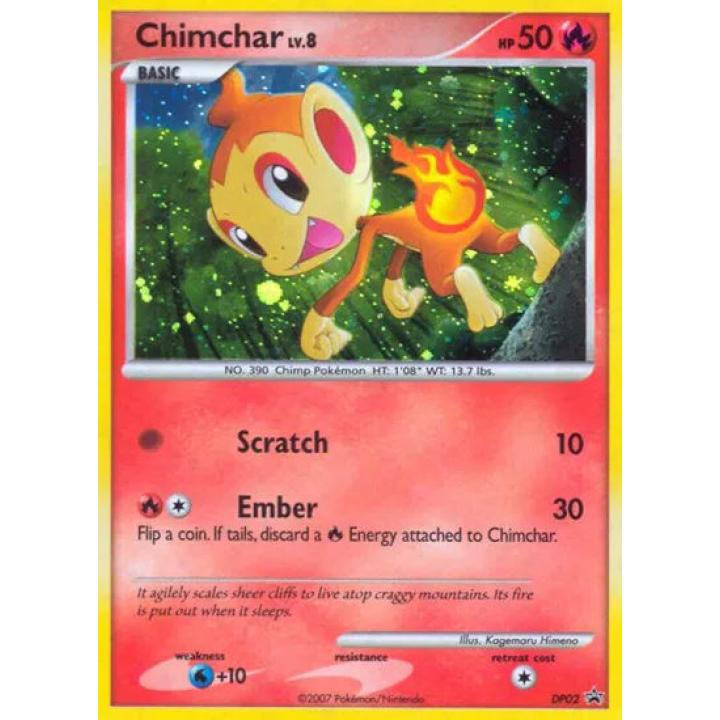 Chimchar Lv.8 DP02 - Diamond and Pearl Promos - Holofoil