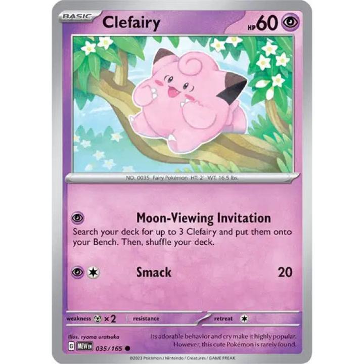 Clefairy 035/165 - Scarlet & Violet 151 - Reverse Holofoil
