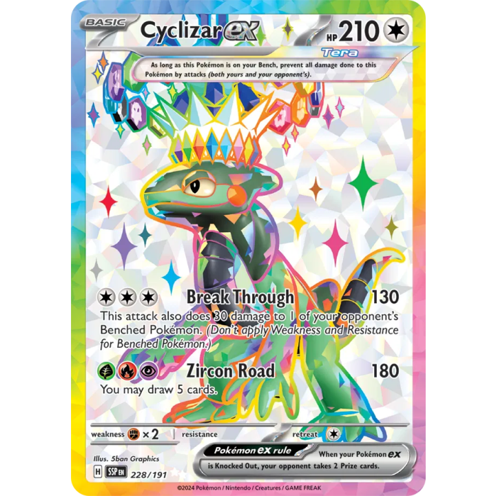 Cyclizar ex 228/191 - Surging Sparks - Holofoil