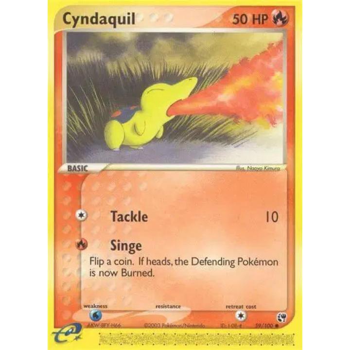 Cyndaquil 59/100 - EX Sandstorm - Normal