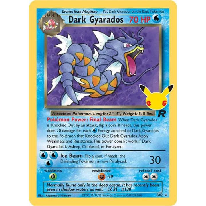 Dark Gyarados 8/82 - Celebrations: Classic Collection - Holofoil