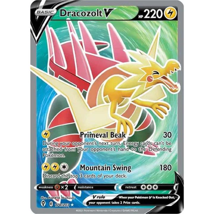 Dracozolt V 178/203 - Evolving Skies - Holofoil