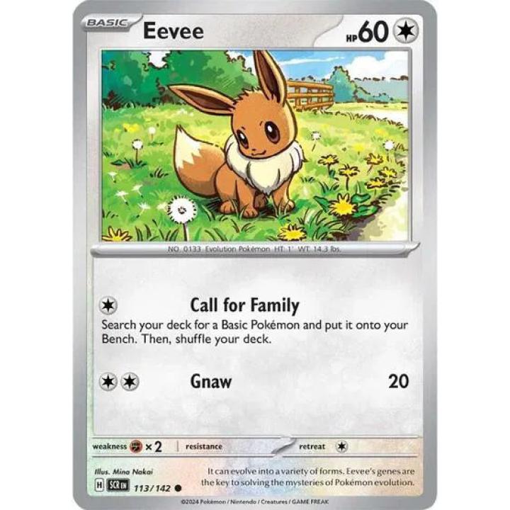 Eevee 113/142 - Stellar Crown - Reverse Holofoil