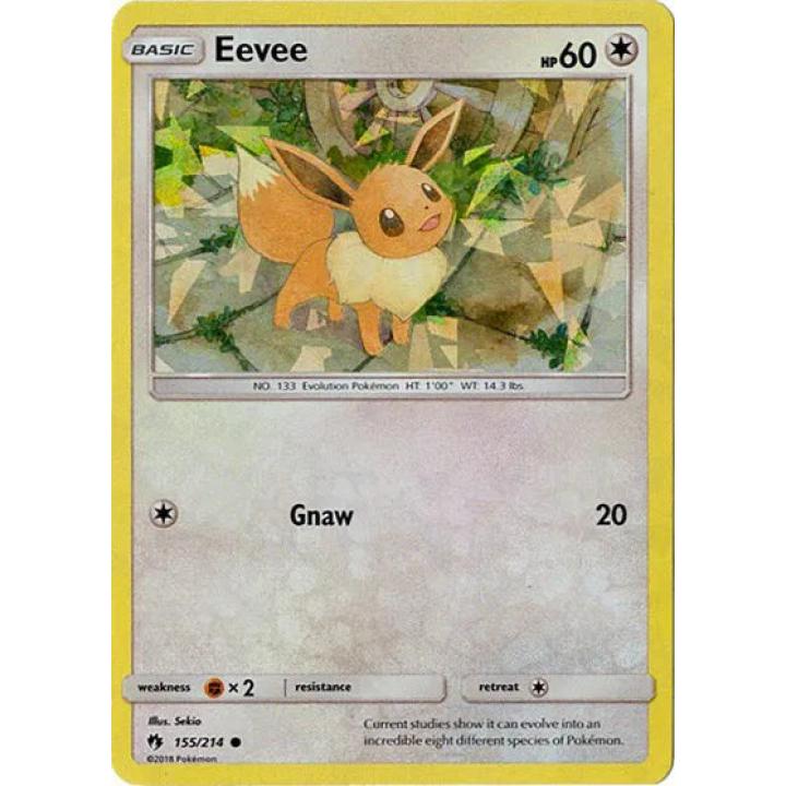Eevee 155/214 - Lost Thunder - Cracked Ice Holofoil