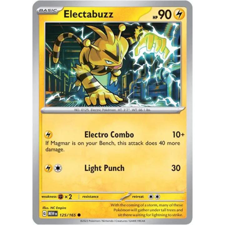 Electabuzz 125/165 - Scarlet & Violet 151 - Reverse Holofoil