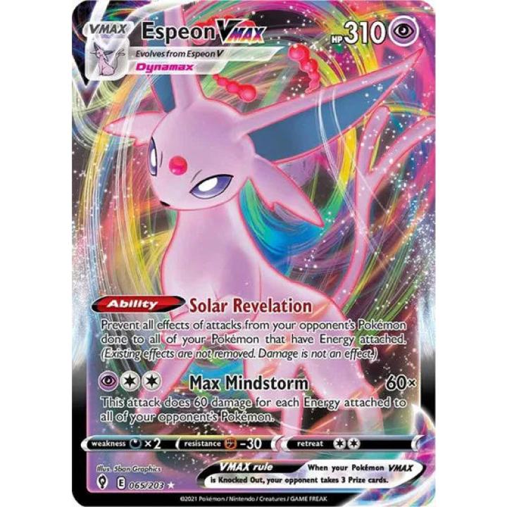 Espeon VMAX 065/203 - Evolving Skies - Holofoil