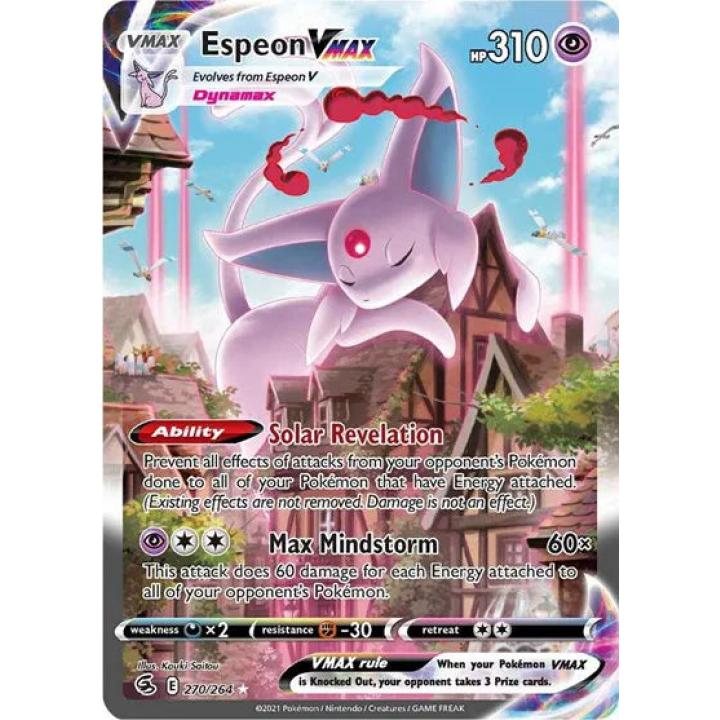 Espeon VMAX 270/264 - Fusion Strike - Holofoil