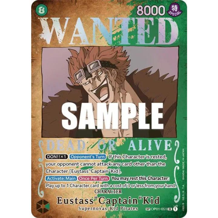 Eustass"Captain"Kid (Wanted Poster) OP01-051 - Pillars of Strength - Foil
