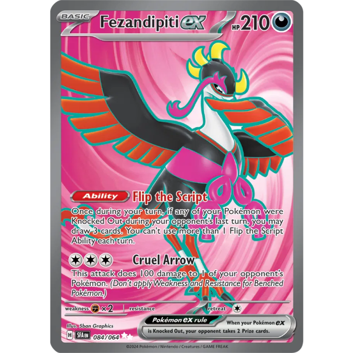 Fezandipiti ex 084/064 - Shrouded Fable - Holofoil