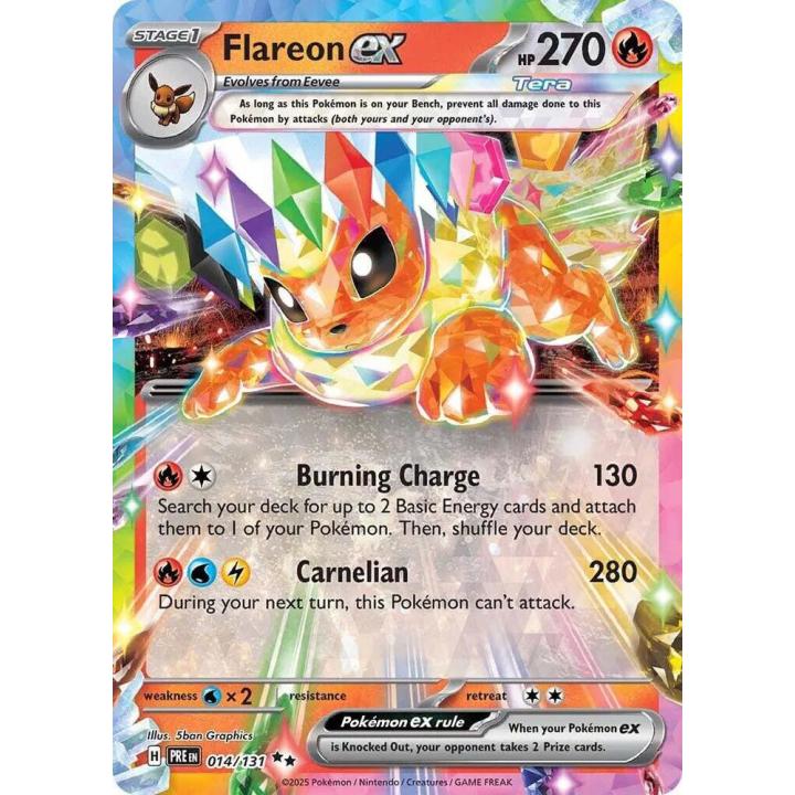 Flareon ex 014/131 – Prismatic Evolutions – Holofoil