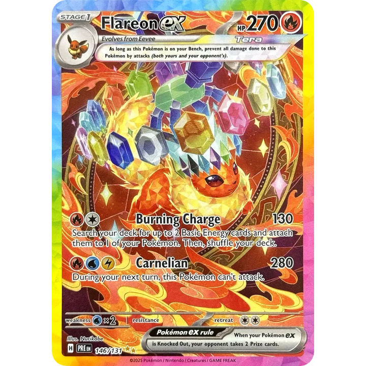 Flareon ex 146/131 - Prismatic Evolutions - Holofoil