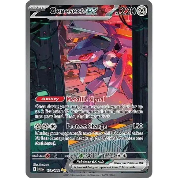 Genesect ex 169/086 - Black Bolt - Holofoil