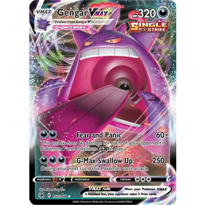 Gengar VMAX 157/264 - Fusion Strike - Holofoil