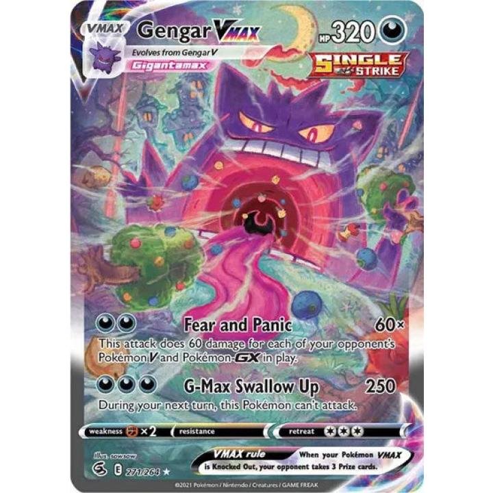 Gengar VMAX 271/264 - Fusion Strike - Holofoil