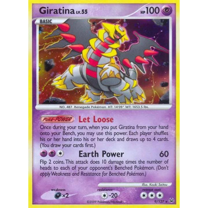 Giratina Lv.55 9/127 - Platinum - Holofoil