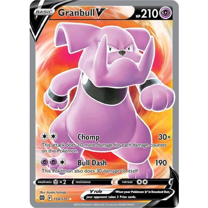 Granbull V 159/172 - Brilliant Stars - Holofoil