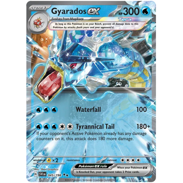 Gyarados ex 045/198 - Scarlet & Violet - Holofoil