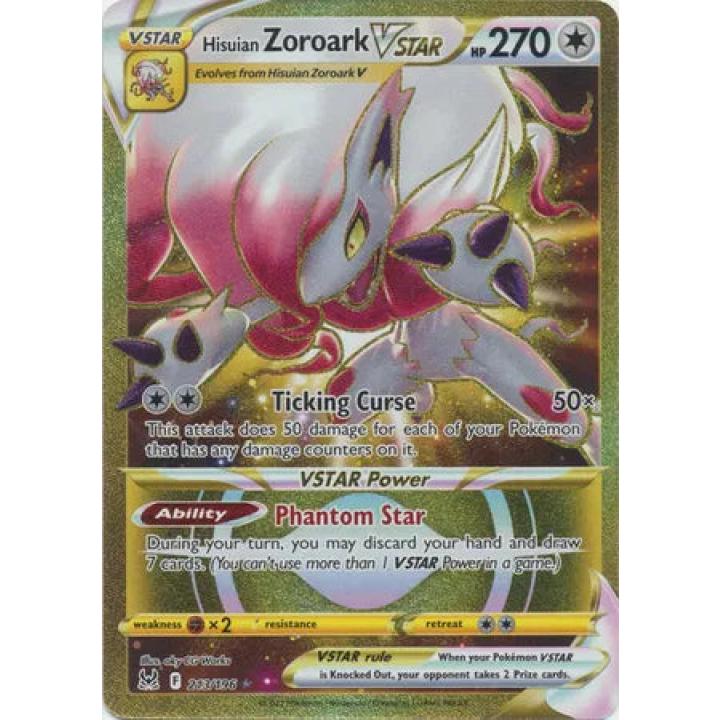 Hisuian Zoroark VSTAR 213/196 - Lost Origin - Holofoil