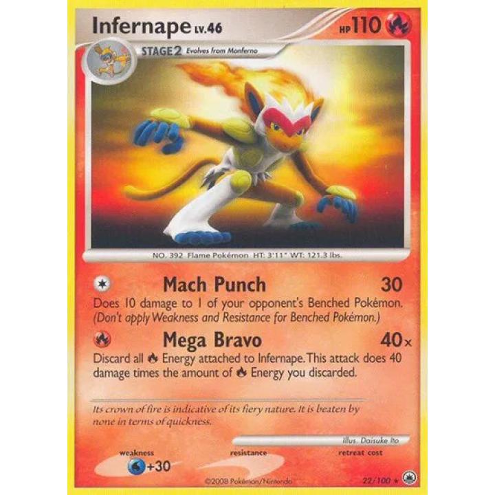 Infernape Lv.46 22/100 - Majestic Dawn - Normal