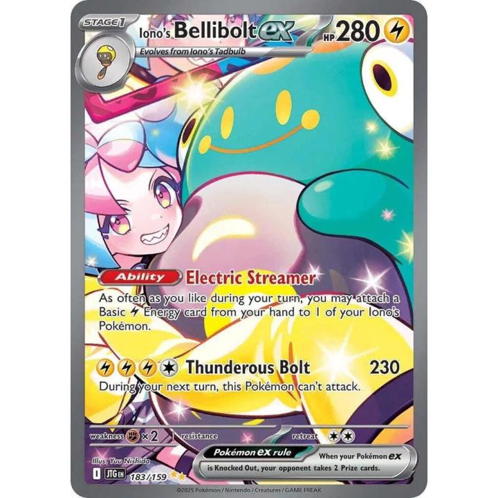 Iono's Bellibolt ex 183/159 - Journey Together - Holofoil