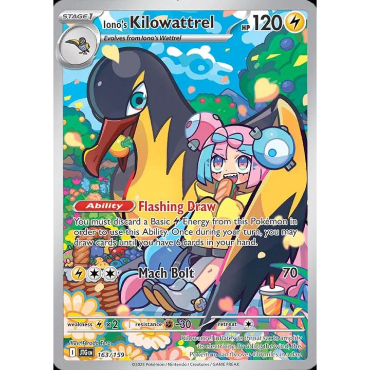 Iono's Kilowattrel 163/159 - Journey Together - Holofoil