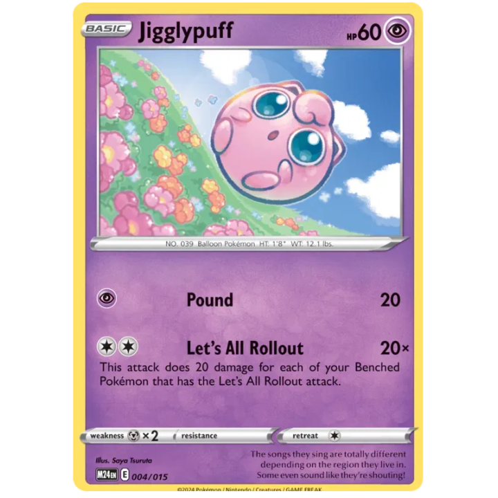 Jigglypuff 004/015 - McDonald's Promos 2024 - Normal