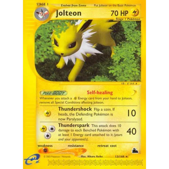 Jolteon 13/144 - Skyridge - Normal