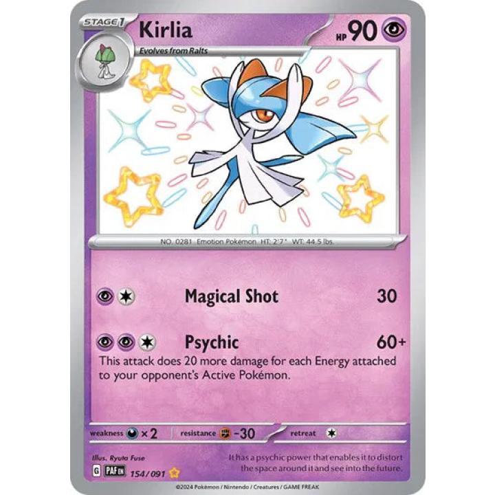 Kirlia 154/091 - Paldean Fates - Holofoil