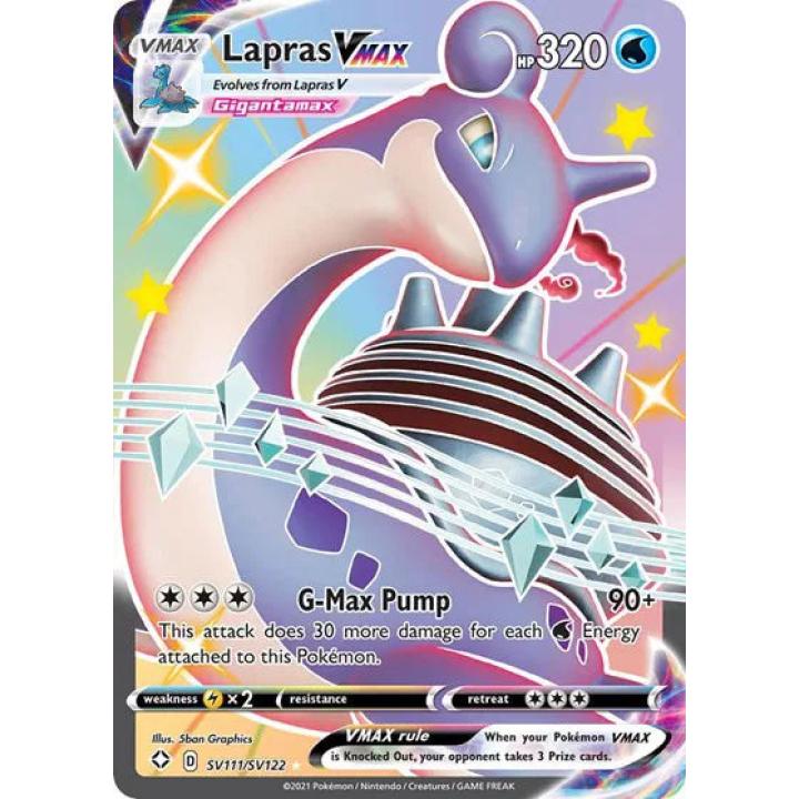Lapras VMAX SV111/SV122 - Shining Fates: Shiny Vault - Holofoil