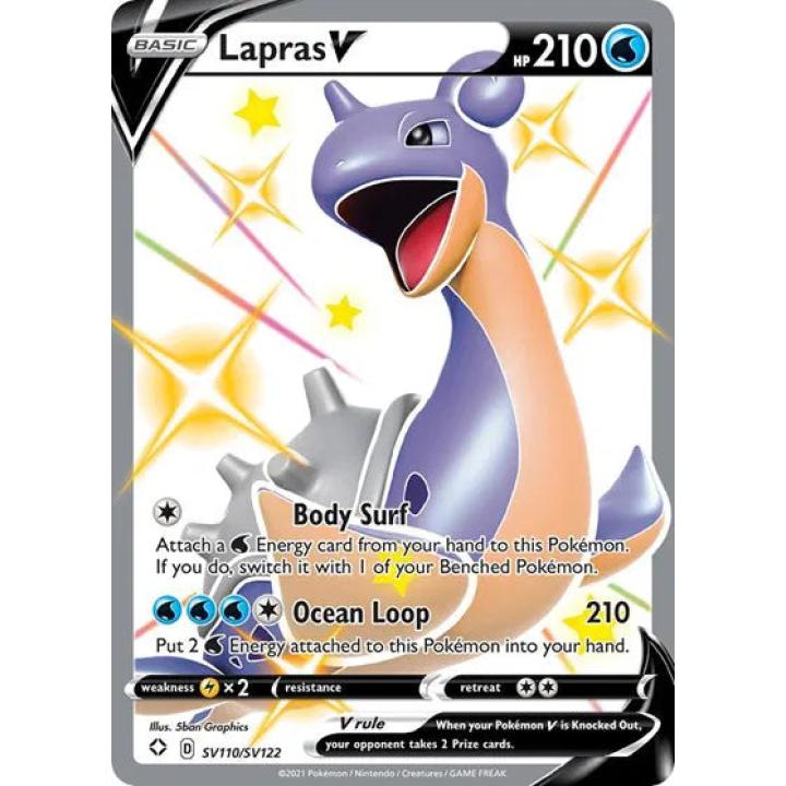 Lapras V SV110/SV122 - Shining Fates: Shiny Vault - Holofoil