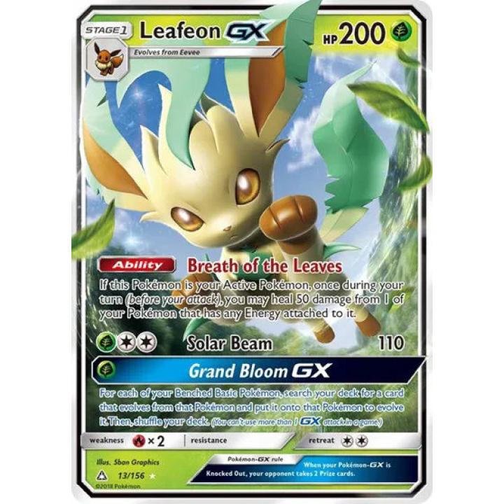 Leafeon GX 13/156 - Ultra Prism - Holofoil