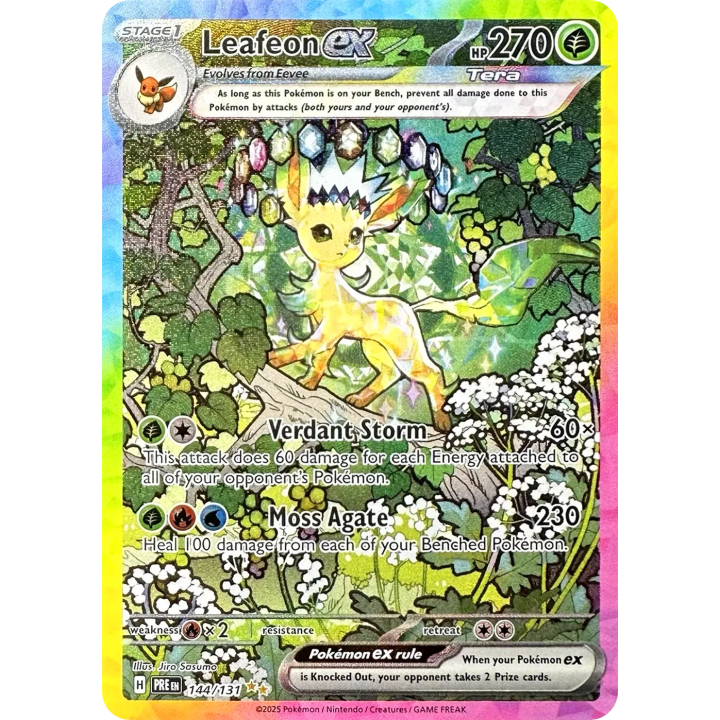 Leafeon ex 144/131 - Prismatic Evolutions - Holofoil