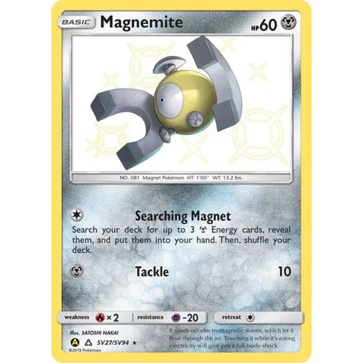 Magnemite SV27/SV94 - Hidden Fates: Shiny Vault - Holofoil
