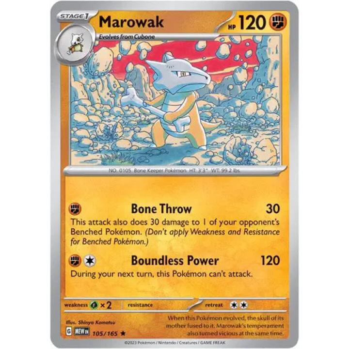 Marowak 105/165 - Scarlet & Violet 151 - Holofoil