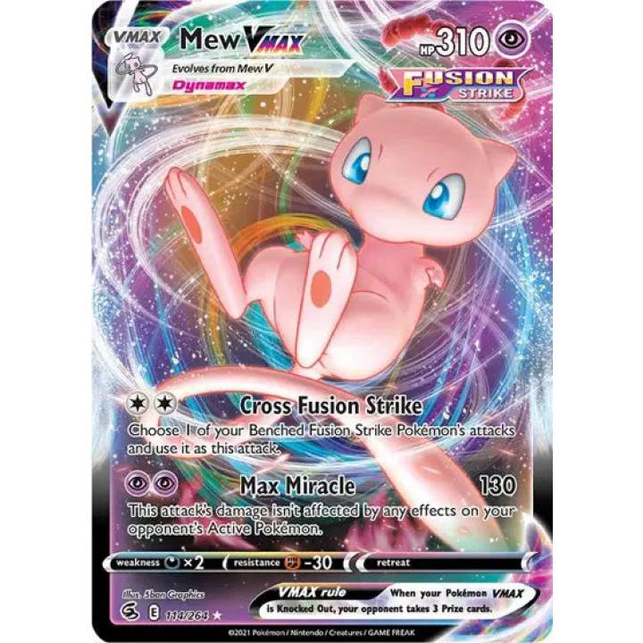 Mew VMAX 114/264 - Fusion Strike - Holofoil