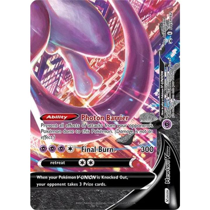 Mewtwo V-UNION SWSH162 - Sword & Shield Promo - Holofoil