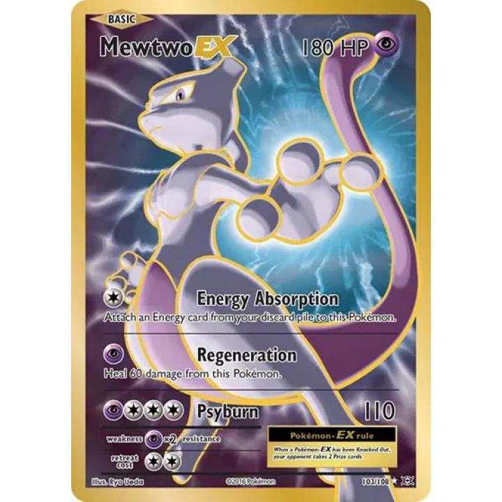 Mewtwo ex 103/108 - Evolutions - Holofoil