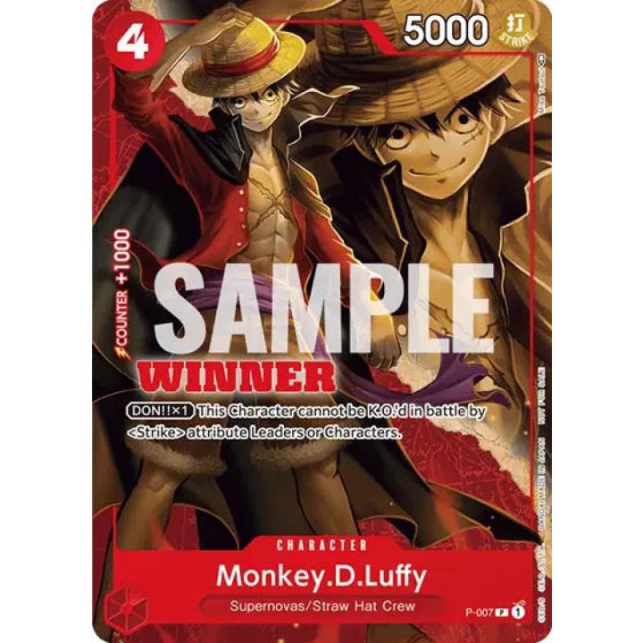 Monkey.D.Luffy (Winner Pack Vol. 1) P-007 - Promotion Cards - Foil