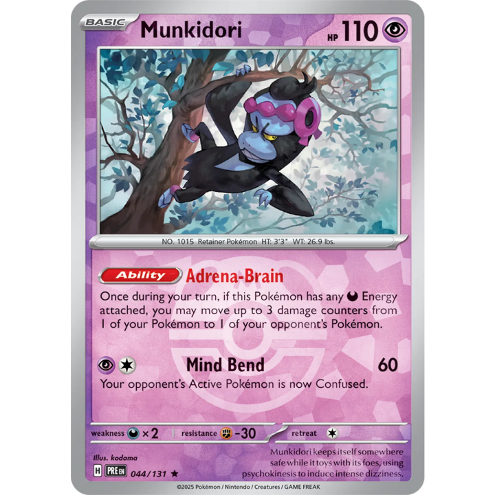 Munkidori 044/131 - Prismatic Evolutions - Master Ball Pattern