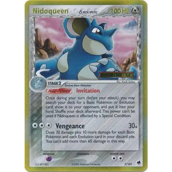 Nidoqueen (Delta Species) 7/101 - EX Dragon Frontiers - Reverse Holofoil