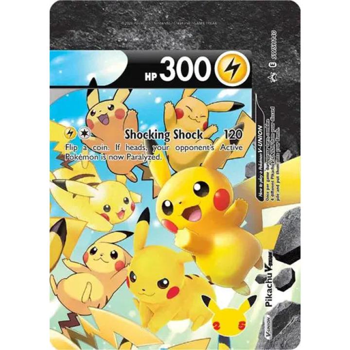 Pikachu V-UNION SWSH140 - Sword & Shield Promo - Holofoil